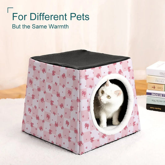 Soft Bow Baby Pet Hideaway - Puppy's Aesthetics