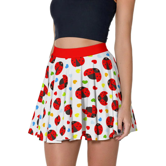 Lucky Bug Short Skirt - Puppy's Aesthetics