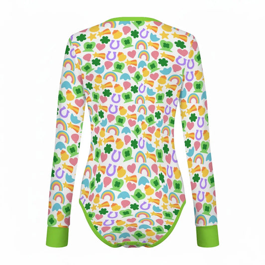 Magical Marshmallows Long Sleeve CuddleSuit - Puppy's Aesthetics