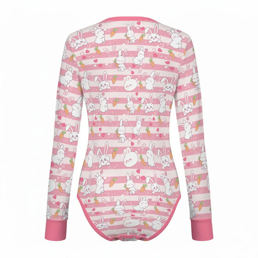 Bunny Dreams Long Sleeve CuddleSuit - Puppy's Aesthetics