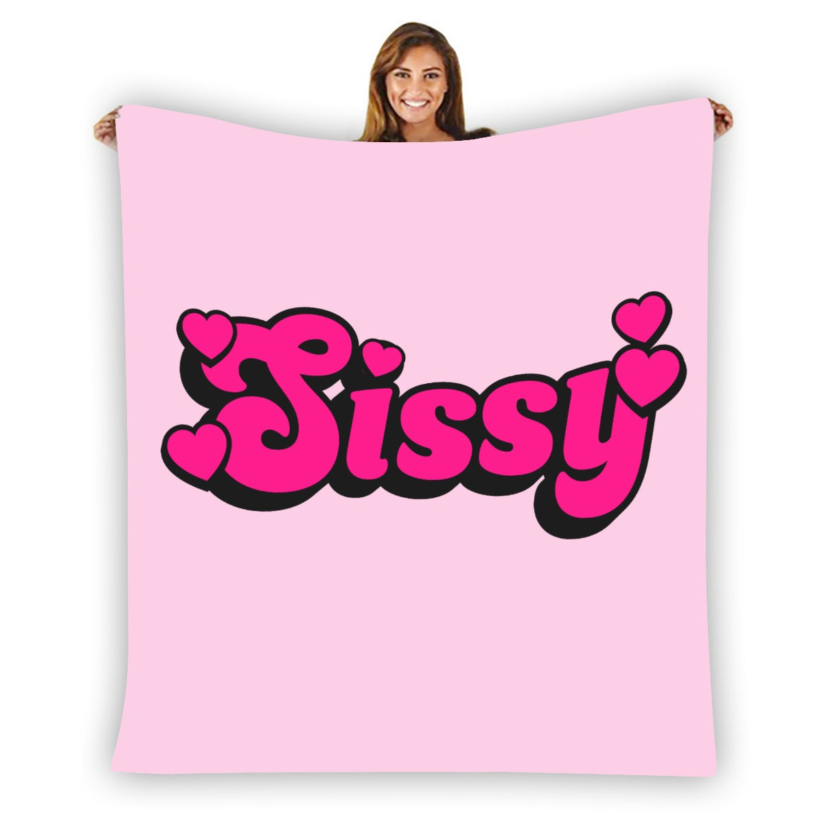 Sissy Pink Soft Fleece Blanket