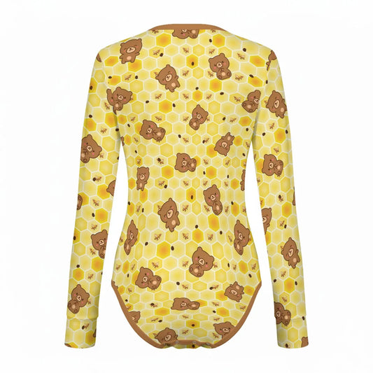Honey Paw Long Sleeve CuddleSuit - Puppy's Aesthetics