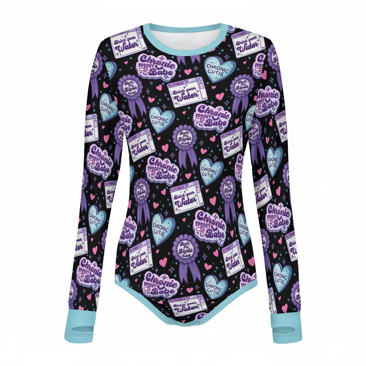Chronic Cutie Long Sleeve CuddleSuit - Puppy's Aesthetics