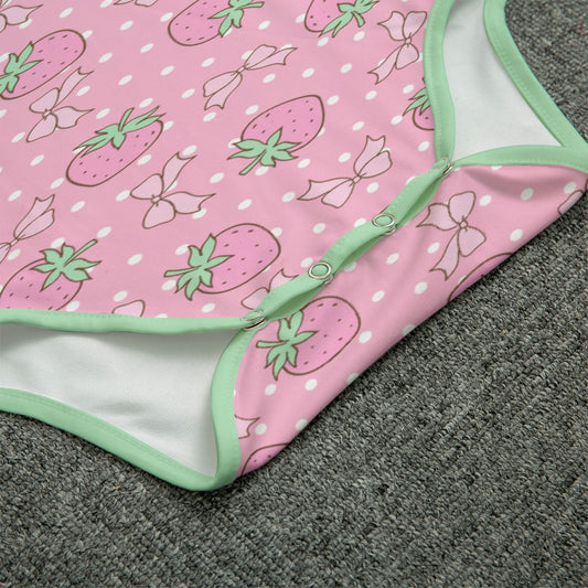 Strawberry Sweetheart Adult CuddleSuit