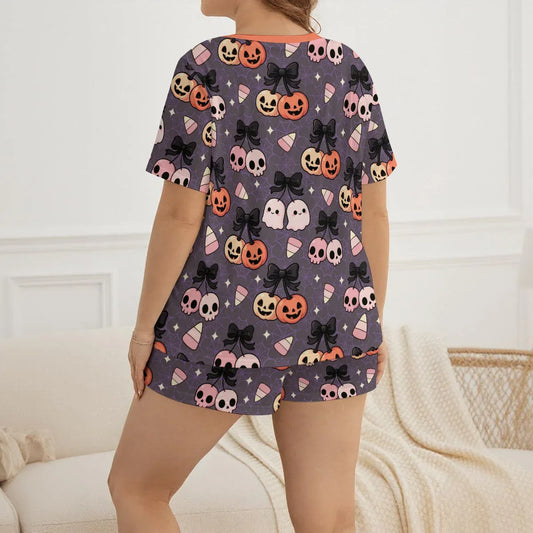 Haunted Hugs Jammies Shorts Set - Puppy's Aesthetics
