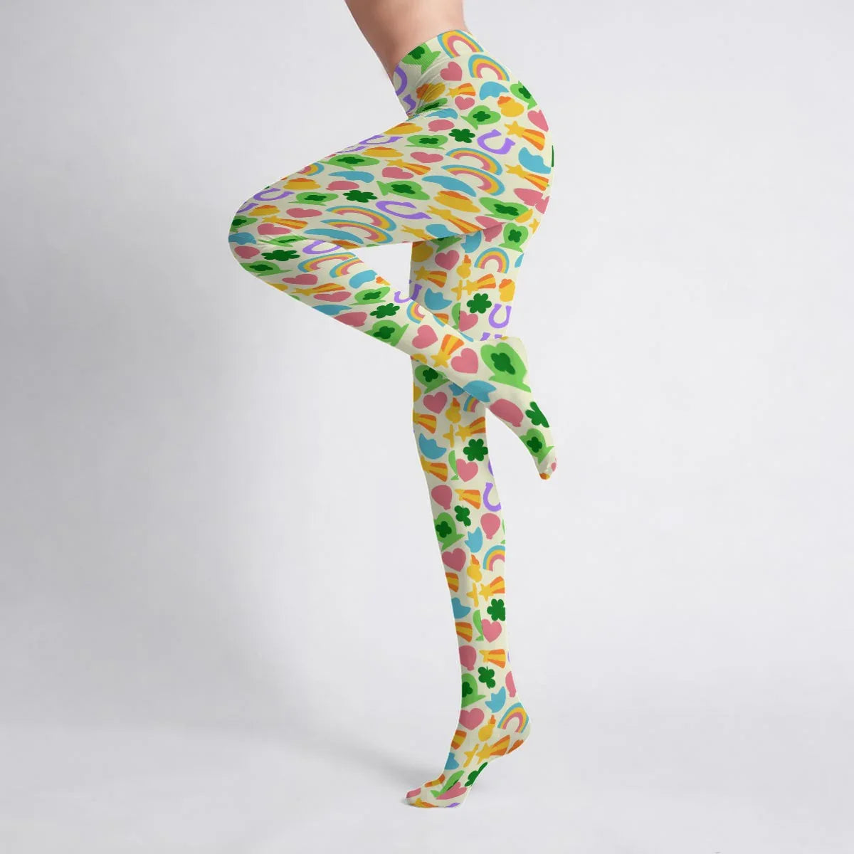 Magical Marshmallows Stretch Tights - Puppy's Aesthetics