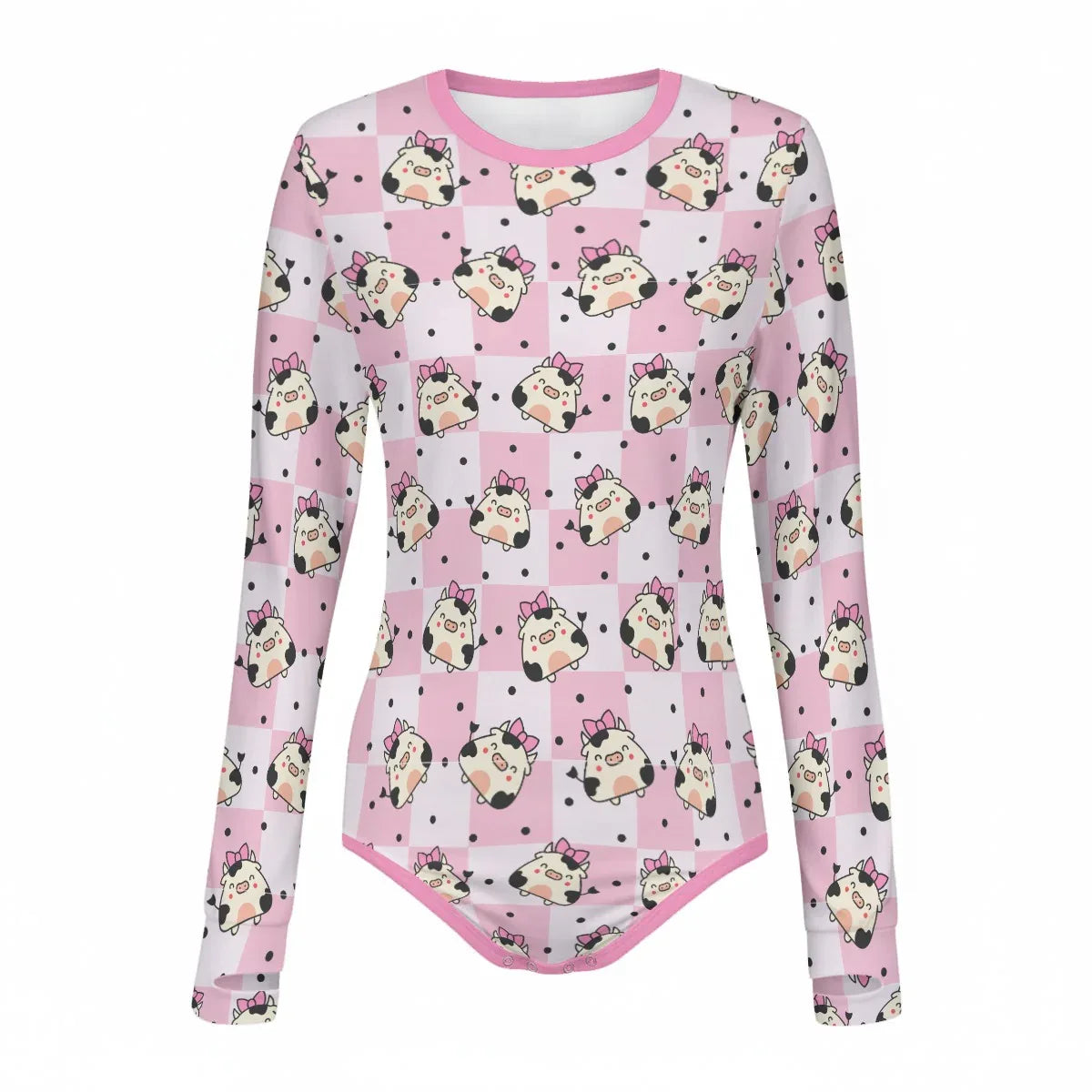 Pink Meadow Long Sleeve CuddleSuit - Puppy's Aesthetics