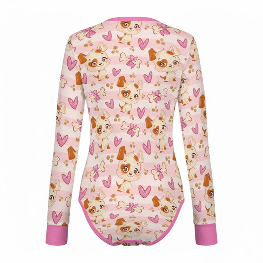Puppy Love Long Sleeve CuddleSuit - Puppy's Aesthetics