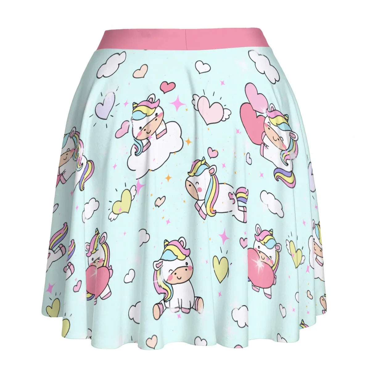 Pretty Unicorns Short Skirt - Puppy's Aesthetics
