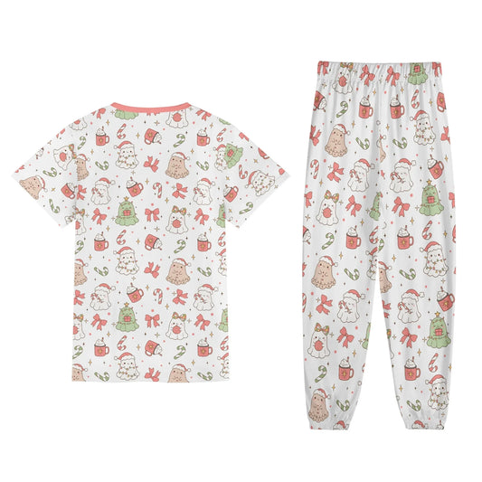 Ghostly Holiday Unisex Jammies - Puppy's Aesthetics