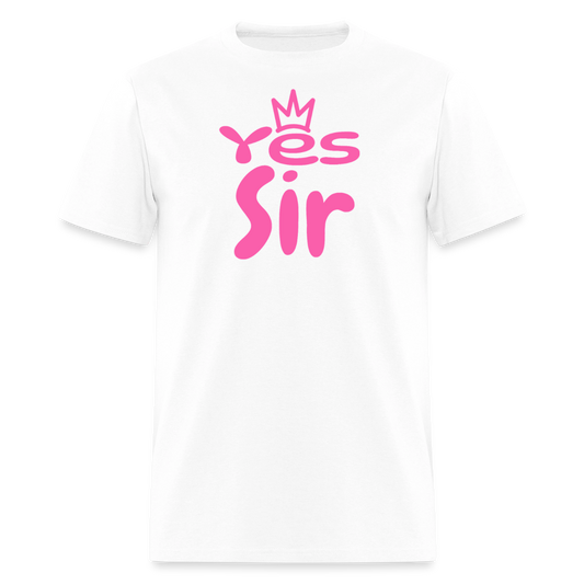 Yes Sir Unisex Play Tee (Colors) - white