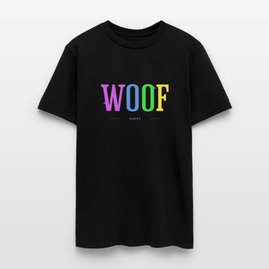 Woof Puppy Play Unisex Play Tee - black