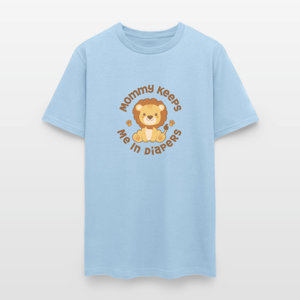 Mommy Diapers Unisex Play Tee (Colors) - powder blue