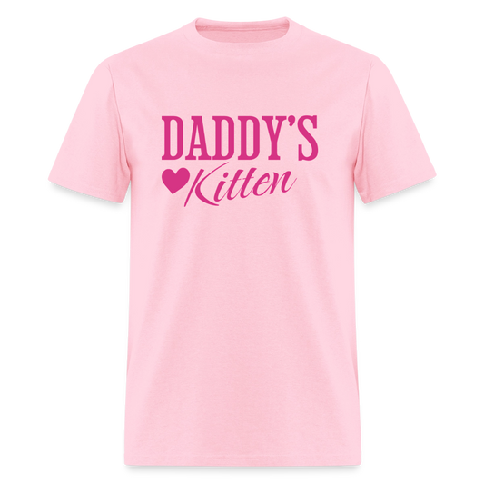 Daddy's Kitten Unisex Play Tee - pink