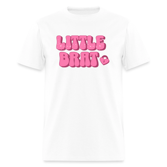 Little Brat Unisex Play Tee - white