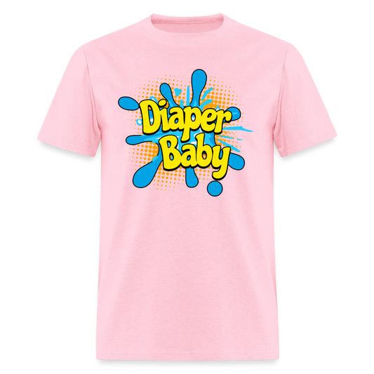 Diaper Baby Unisex Play Tee (Colors) - pink