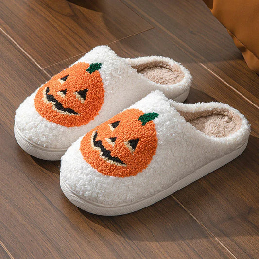Halloween Slippers ā Cozy Indoor House Shoes - Puppy's Aesthetics