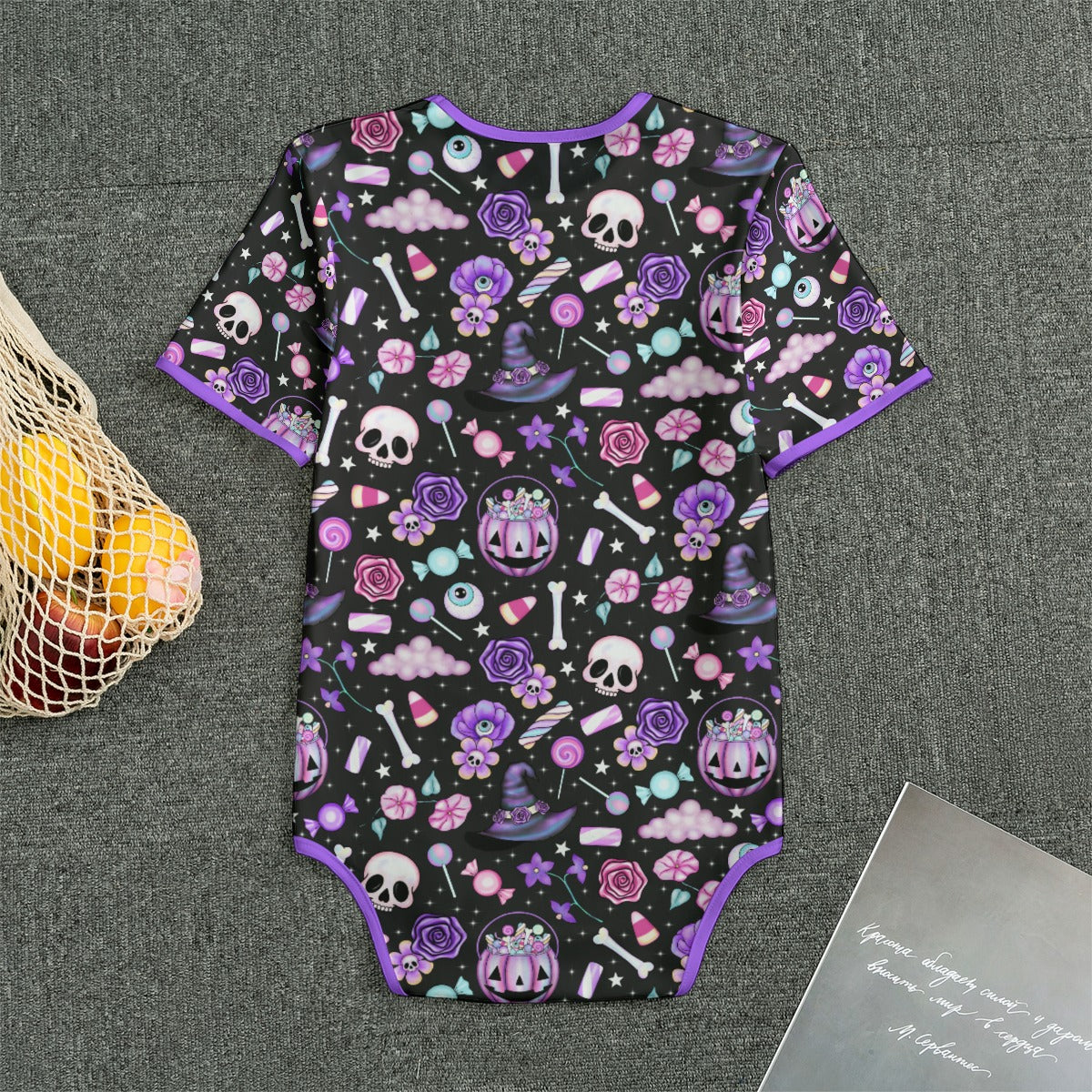 Witchy Treats Short Sleeve CuddleSuit