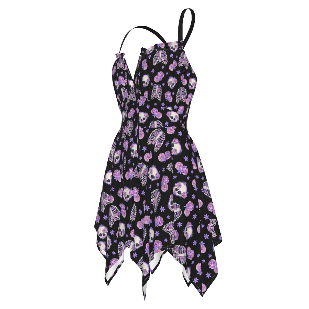 Bones & Roses Pastel Flutter Dress