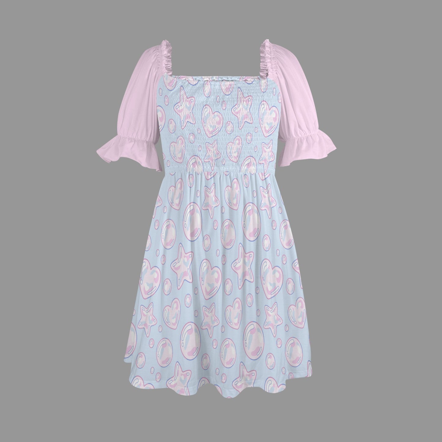 Kawaii Bubbles Sweetheart Dress