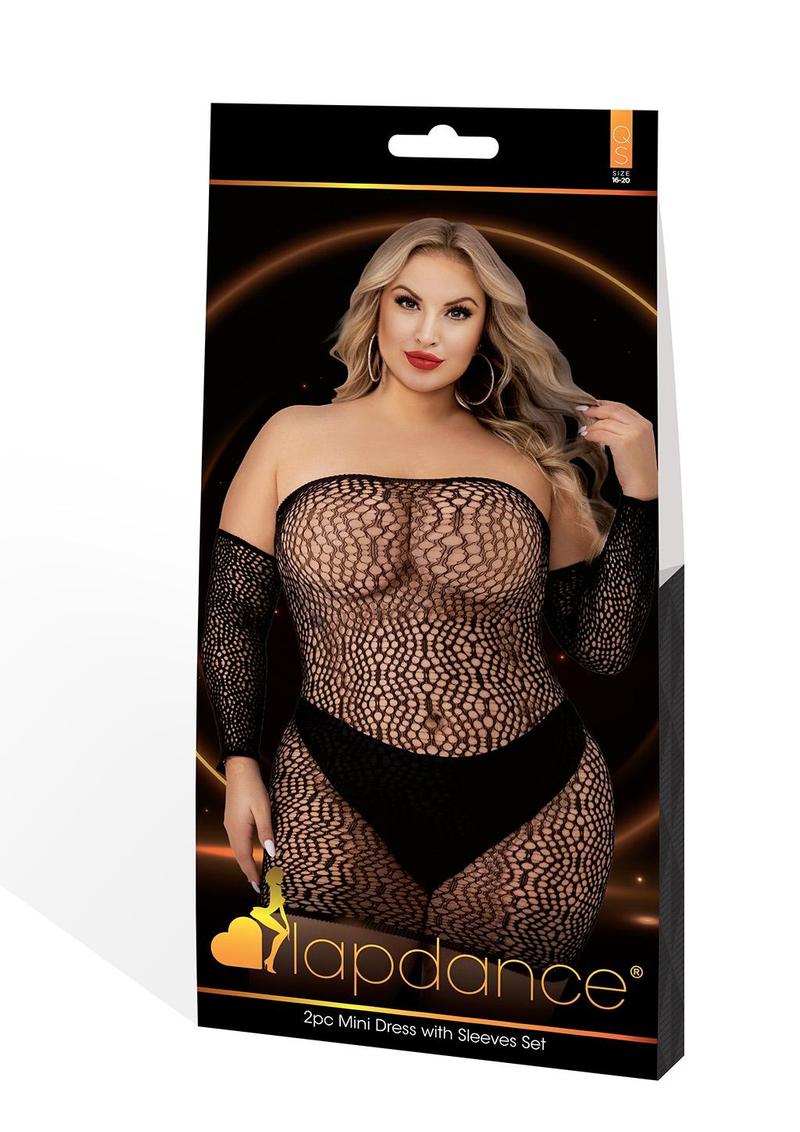 2pc Mini Dress with Sleeves