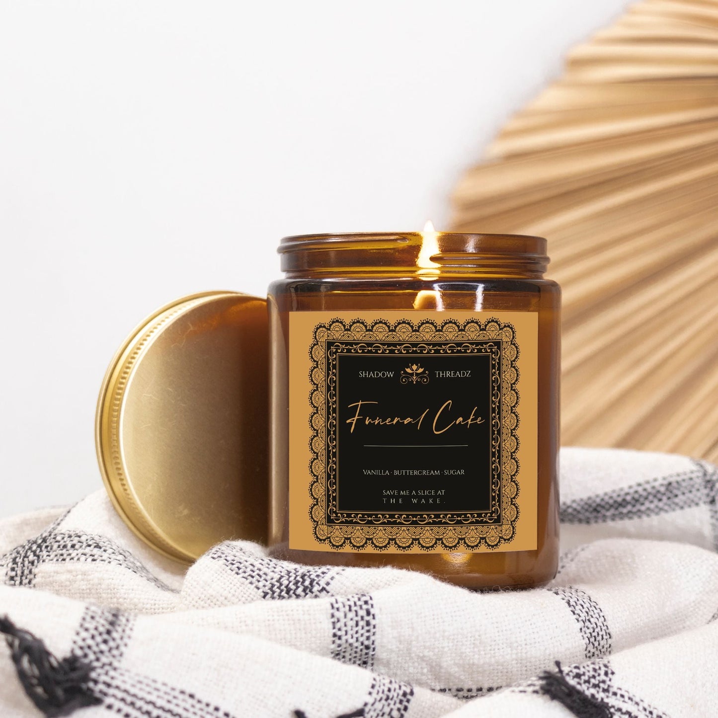 Funeral Cake Vanilla Candle 9oz