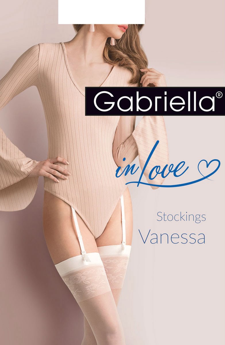 Vanessa Transparent Stockings Lycra (Champagne)