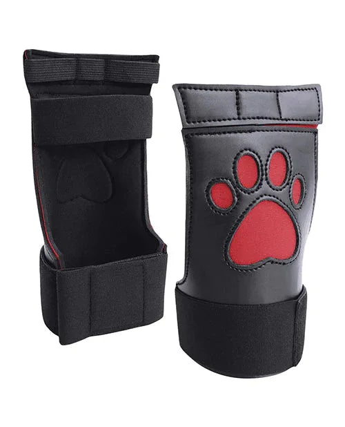Shots Ouch Red Puppy Play Gloves - Puppy's Aesthetics