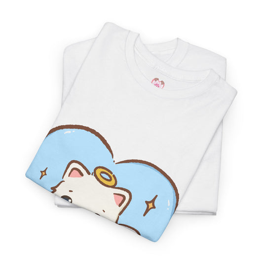 Adorable Angel Kitty Play Tee - Puppy's Aesthetics