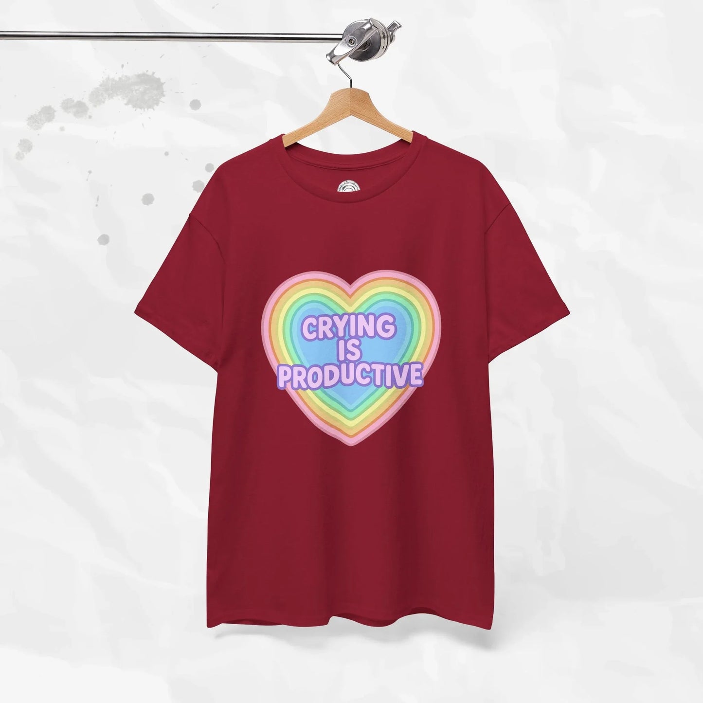 Crying Is Productive T-Shirt (Colors) - Puppy's Aesthetics