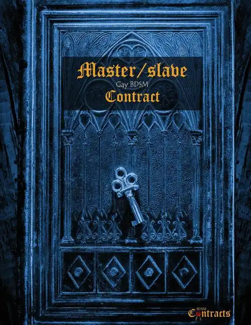 BDSM Gay Contract Book (Male Slave)