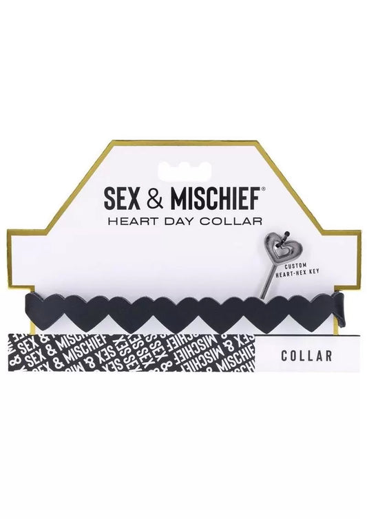 Black Heartlock Day Collar