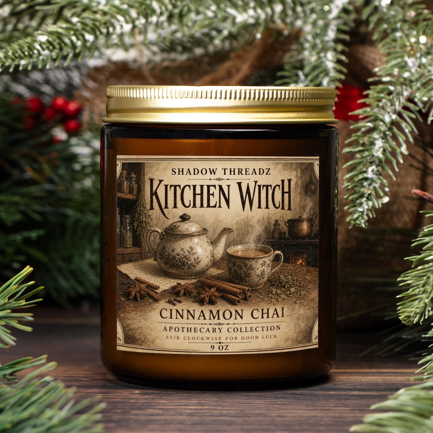 Kitchen Witch Candle 9oz