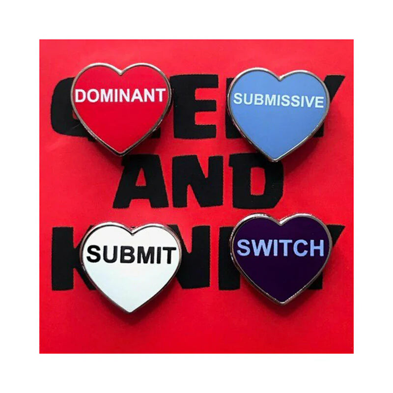 Kinky Hearts Series 5 Enamel Pin Set
