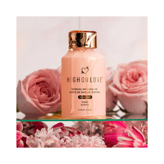 HighOnLove CBD Sensual Massage Oil - Sugar High