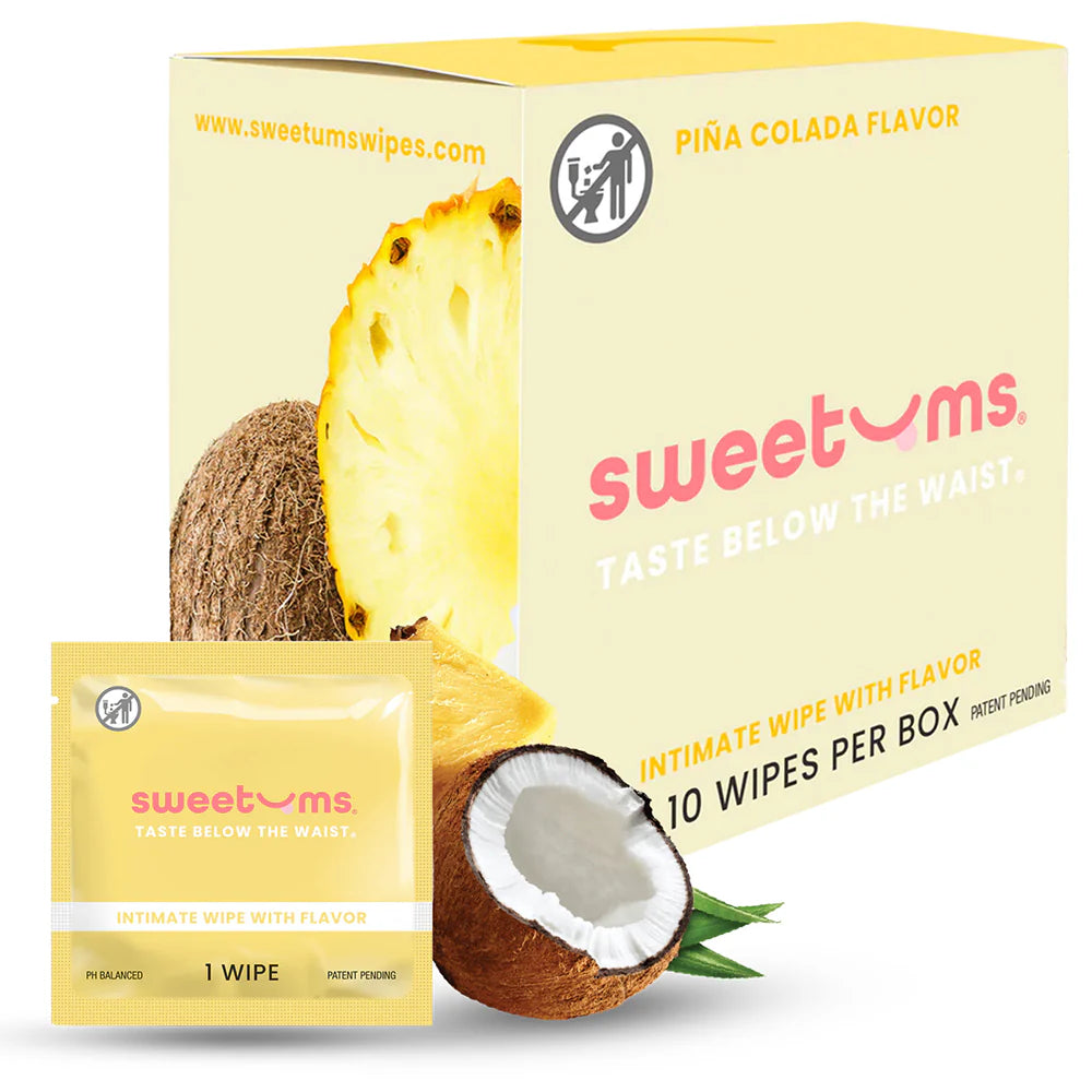 Piña Colada Intimate Wipes - 10 Pack
