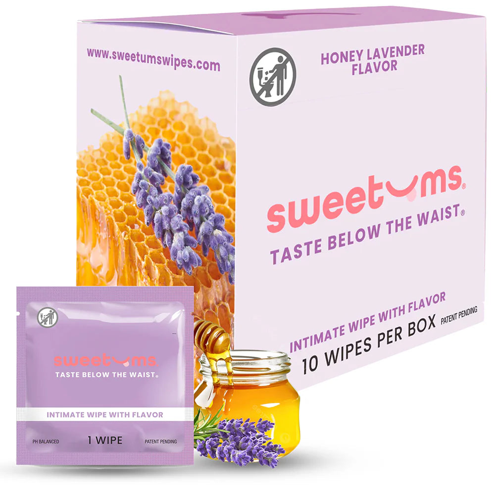 Honey Lavender Intimate Wipes - 10 Pack