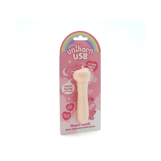 Heart Throb Unihorn USB Bullet Vibrator