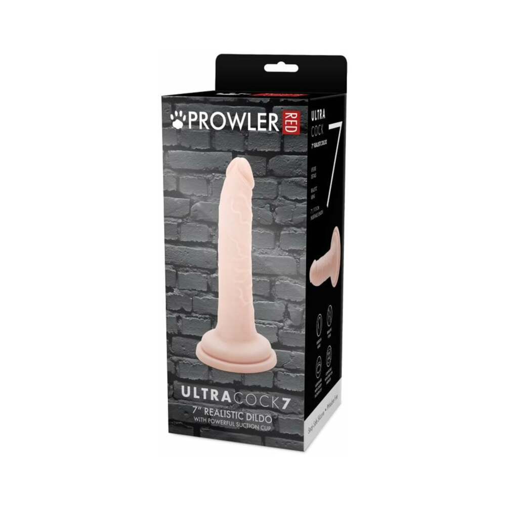 Prowler RED Ultra Cock 7 " Realistic Dildo Vanilla