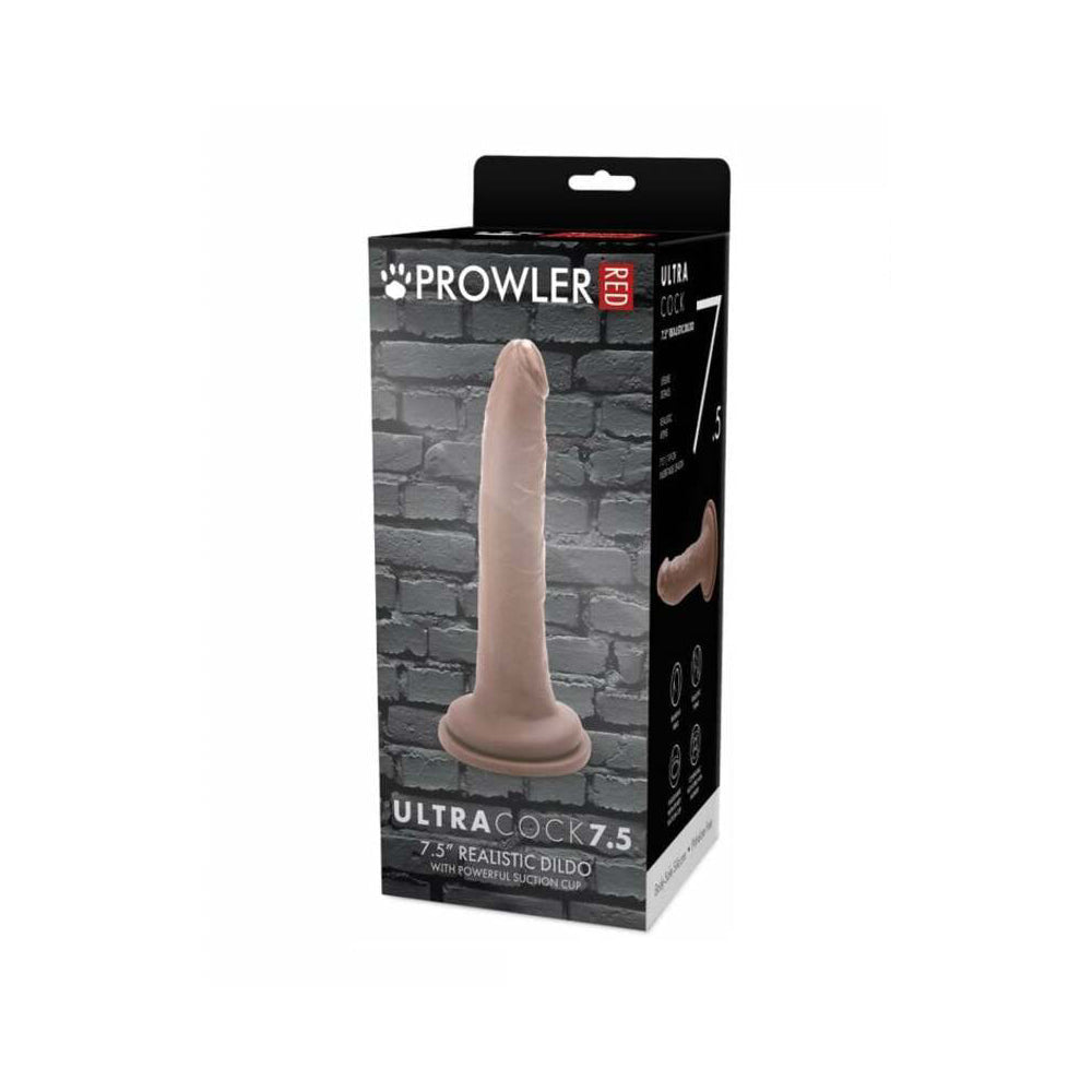 Prowler RED Ultra Cock 7.5 " Realistic Dildo Caramel