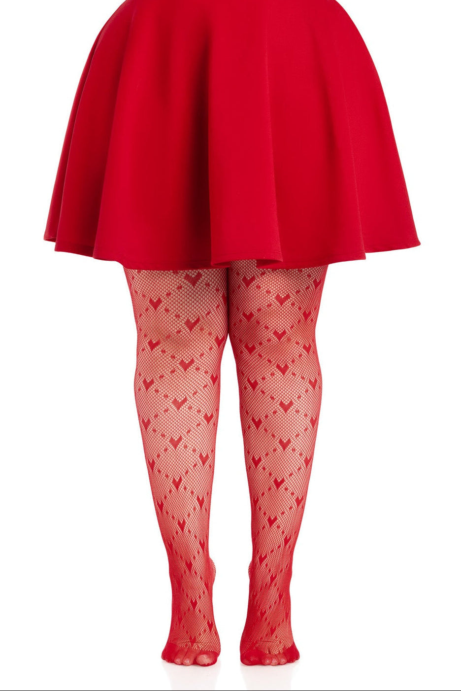 Valentina Heart Net Tights