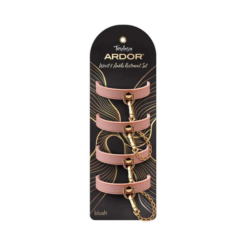 Ardor Pink Wrist & Ankle Restraints
