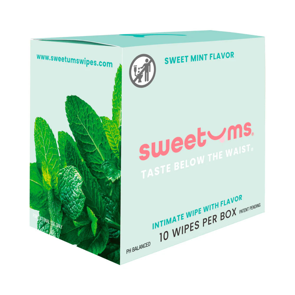 Sweet Mint Intimate Wipes - 10 Pack