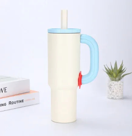 Sippy Cutie Stainless Steel Straw Cup – 1050ml Vacuum Tumbler - Puppy's Aesthetics