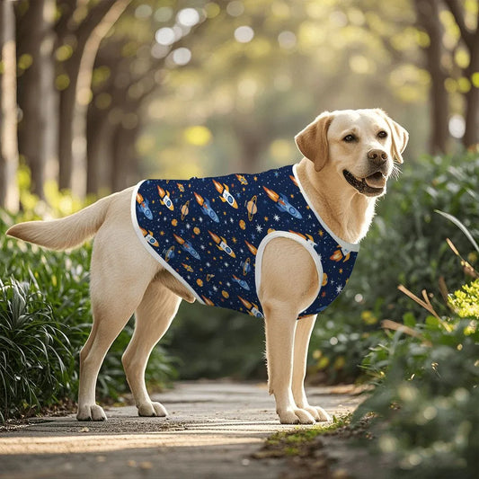 Cosmic Rocket Cotton Tank - Puppy's Aesthetics