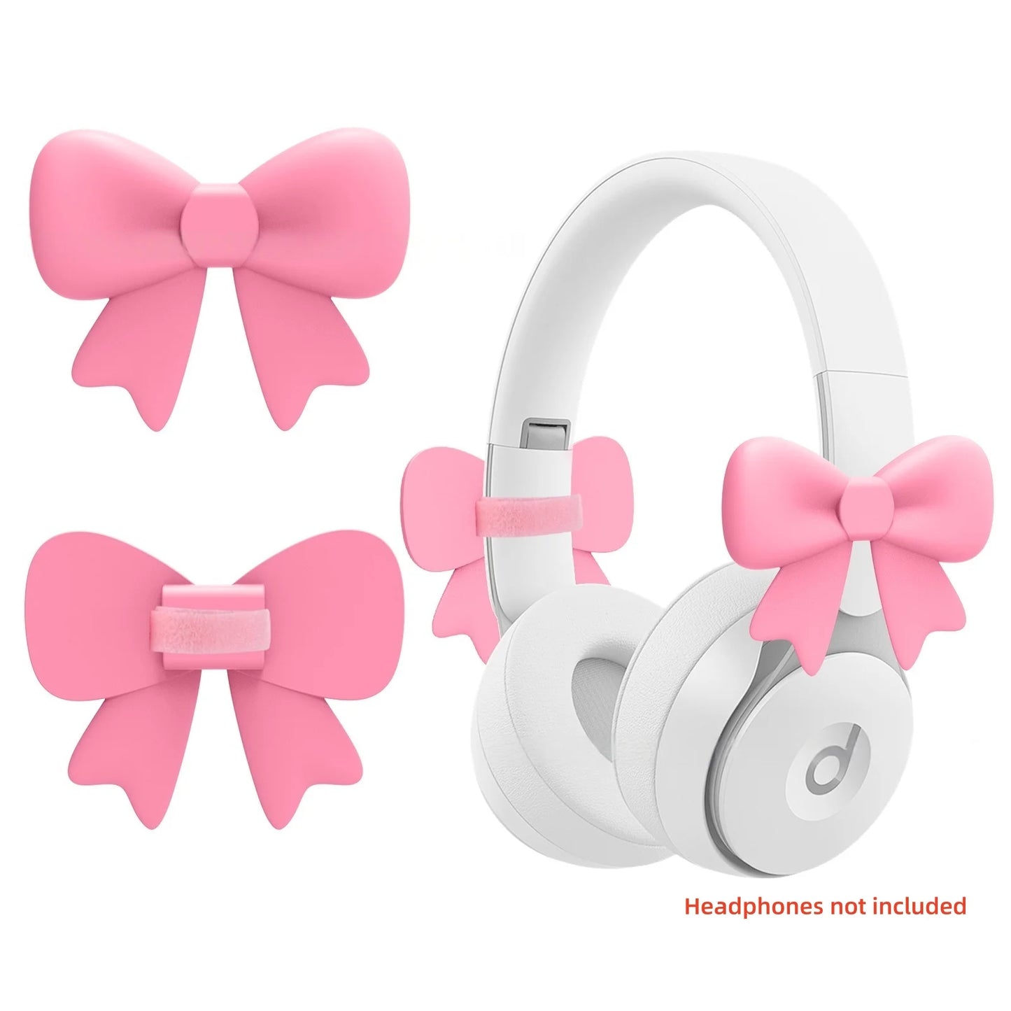 Coquette Bow Headphone Clips (2pcs Set)