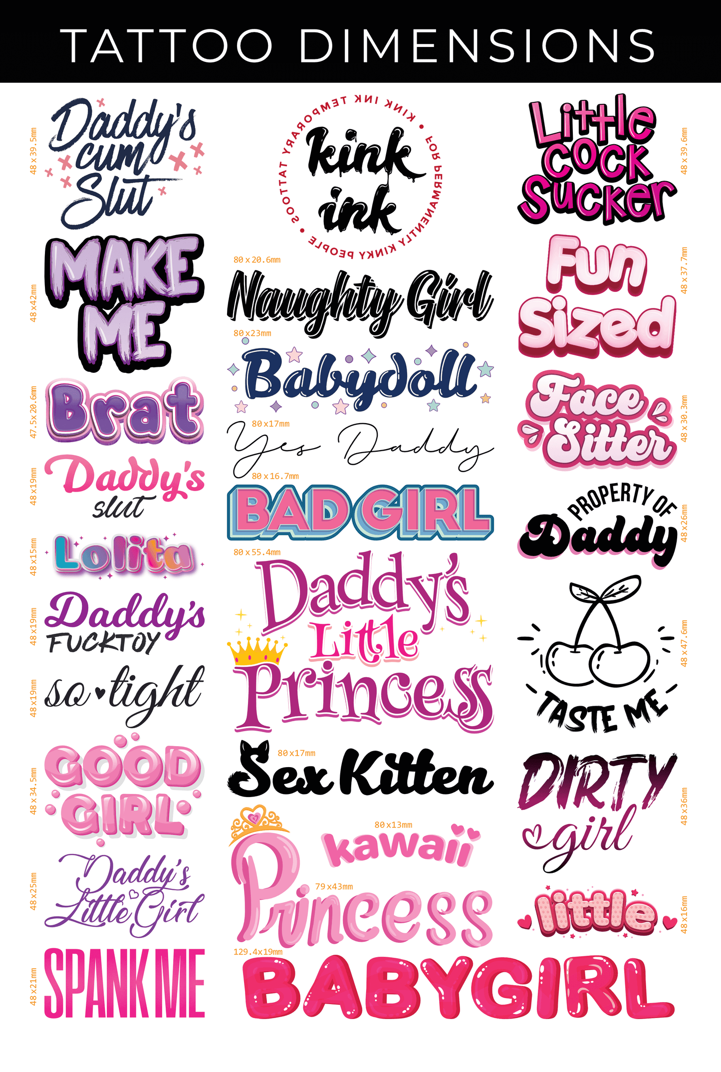 DDLG (Mega Sheet) - Puppy's Aesthetics