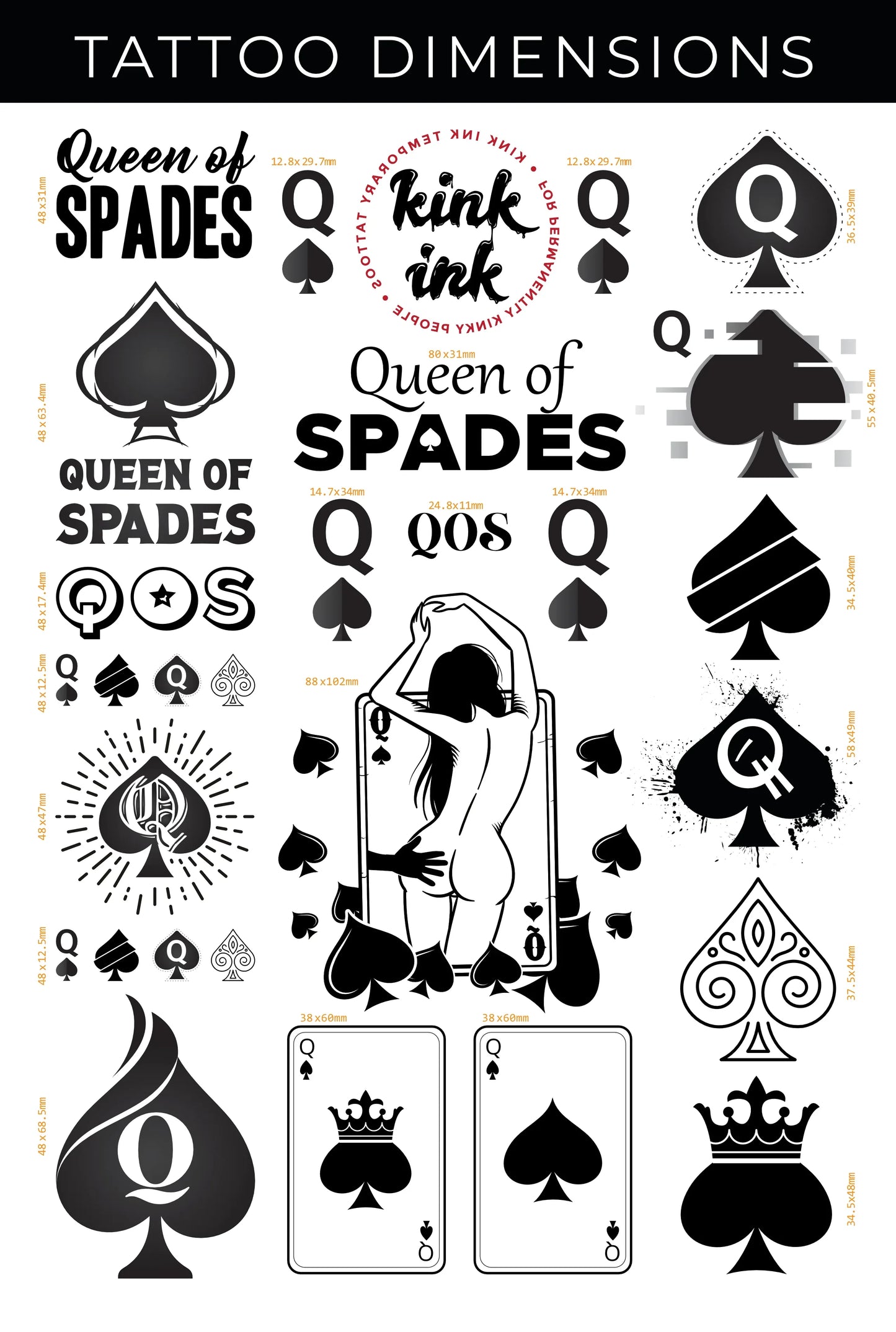 Queen of Spades (Mega Sheet) - Puppy's Aesthetics