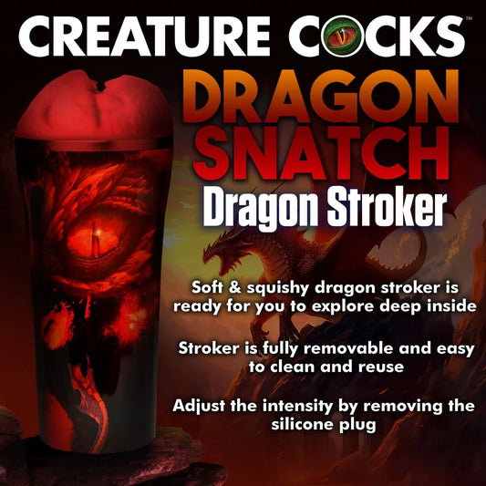 Dragon Snatch Stroker – Red Dragon - Puppy's Aesthetics