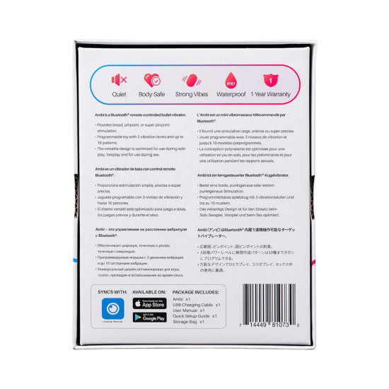 Lovense Pink Ambi Bullet Vibrator